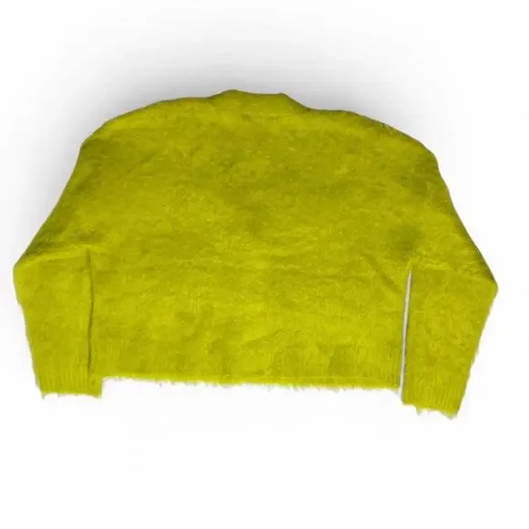 Madewell Brushed Fuzzy Alpaca Wool Cardigan Cropped Sweater Womens Small NWT - Picture 4 of 7